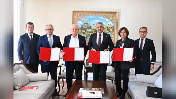 Keşan'a yapılacak okul için bağış protokolü imzalandı