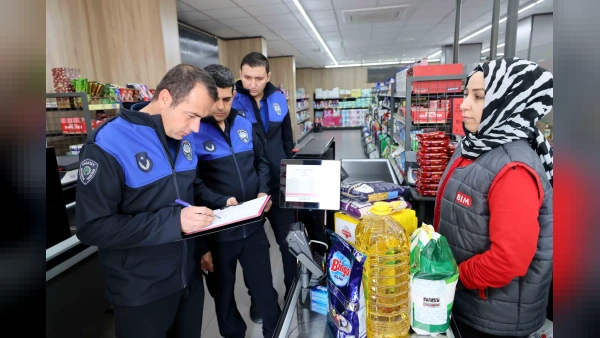 Konya'da marketler ve okul kantinleri denetlendi
