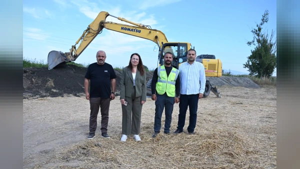MASKİ Şehzadeler'de Taşkınlara Karşı 2 Kilometrelik Set Yapıyor
