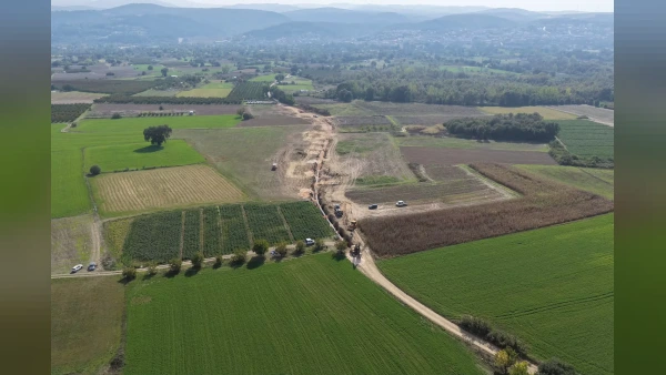 Bursa Nilüfer'de 5 bin 800 metrelik içme suyu hattı inşa ediliyor
