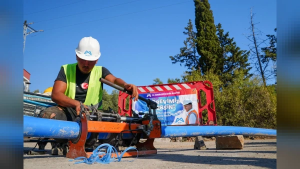 MESKİ Aydıncık'taki İçme Suyu Basınç Sorununu Çözdü