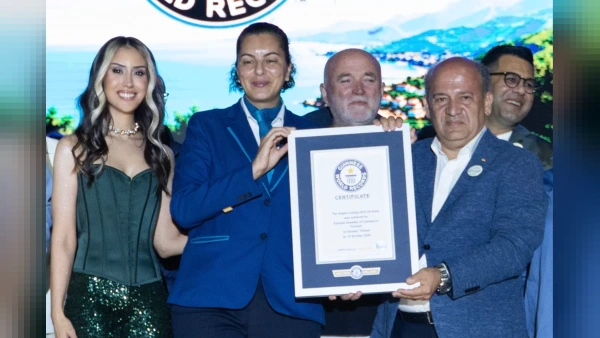 Edremit'teki zeytinyağı tadım etkinliğinde Guinness rekoru kırıldı