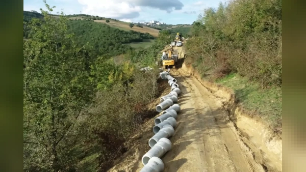 İzmit Kabaoğlu Mahallesi'ne 13 Bin 829 Metrelik Yeni Altyapı Hattı
