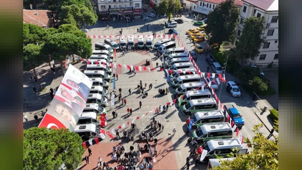 Ordu Ünye'de toplu taşımada yeni dönem başladı
