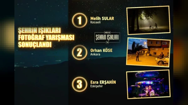Şehrin Işıkları Fotoğraf Yarışması'nda Ödüller Sahiplerini Buldu