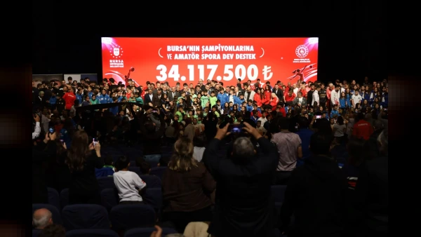 Bursa'da Amatör Spora 34 Milyon 117 Bin 500 TL Destek