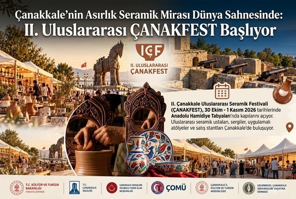 Çanakkale Uluslararası Seramik Festivali tarihi tabyada başladı