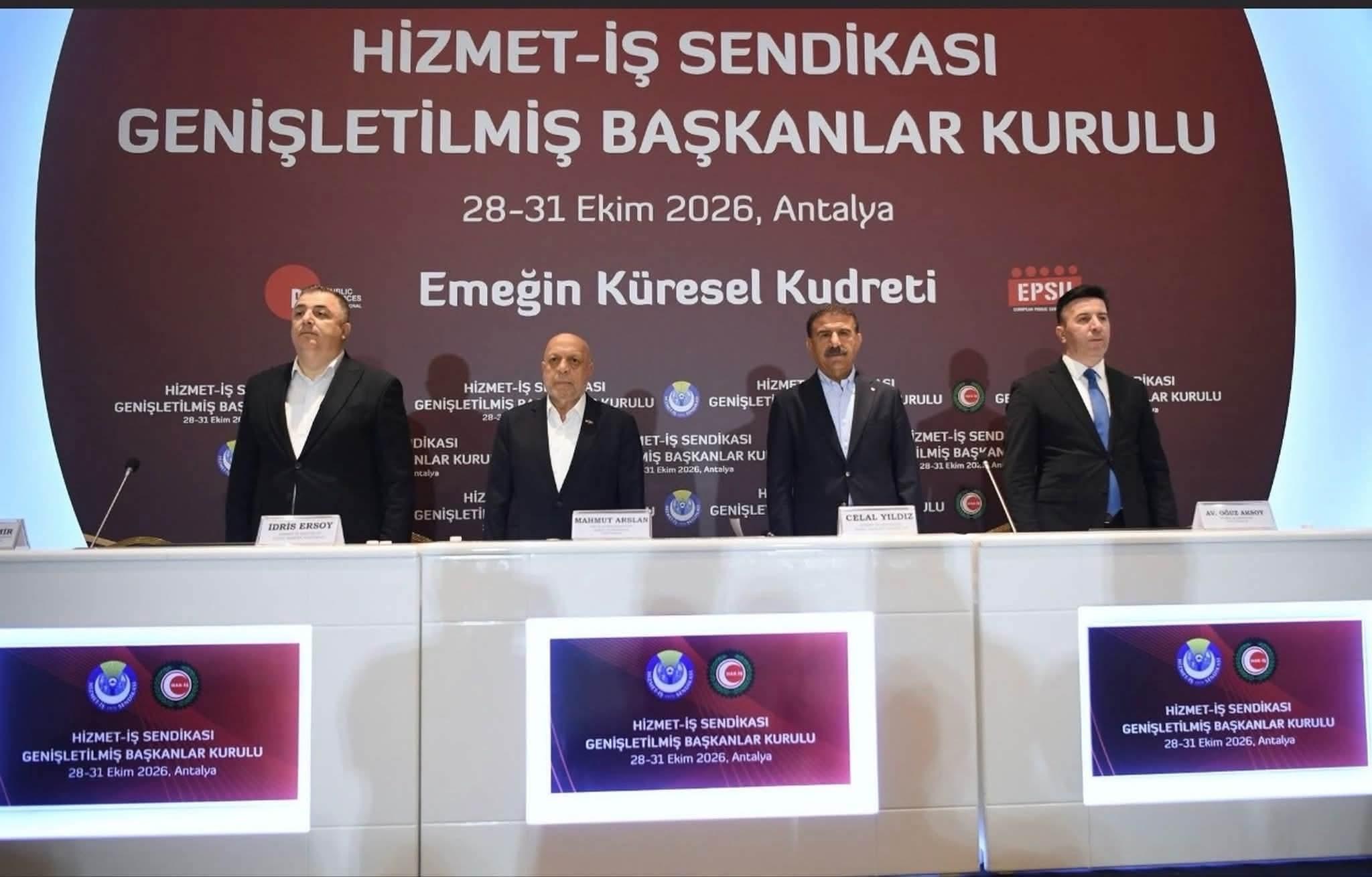 Kars Şube Başkanı Üstebay Antalya'daki Başkanlar Kurulunda