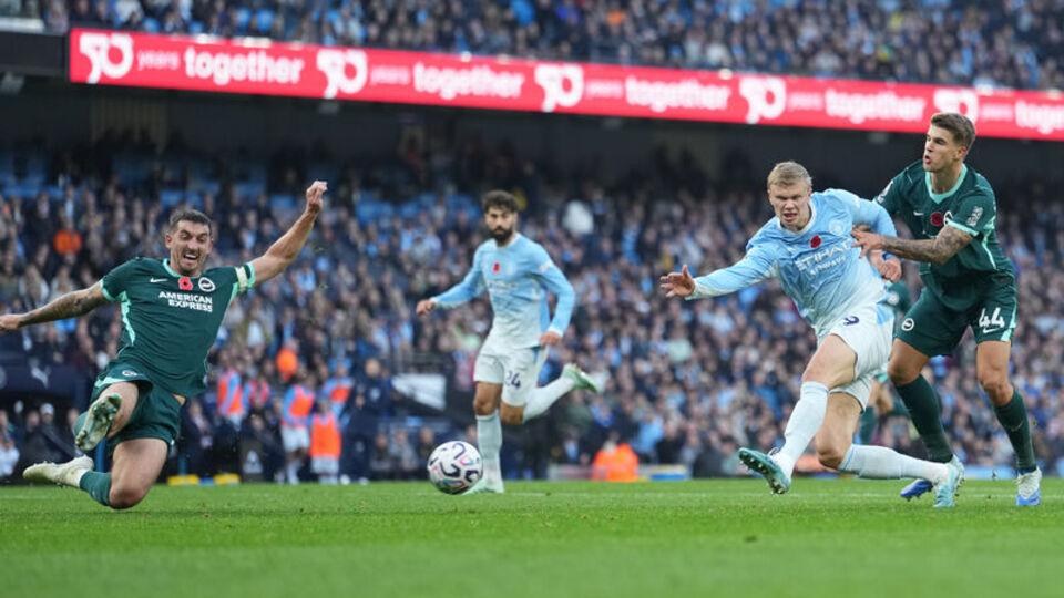 Manchester City sahasında Brighton'a 1-0 mağlup oldu