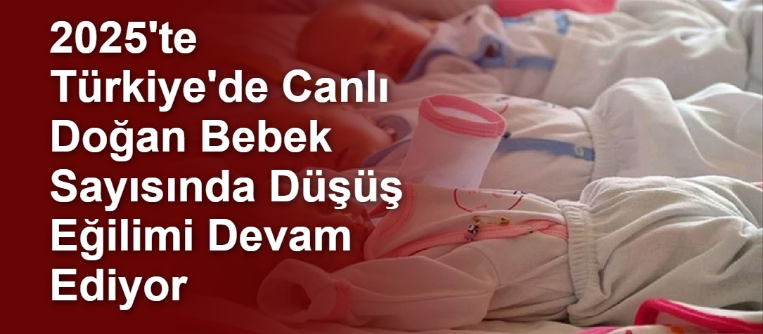 2025'te Türkiye'de Canlı Doğan Bebek Sayısında Düşüş Eğilimi Devam Ediyor