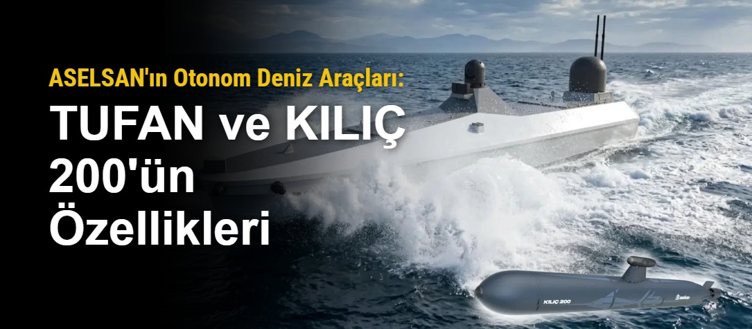 ASELSAN'ın Otonom Deniz Araçları: TUFAN ve KILIÇ 200'ün Özellikleri