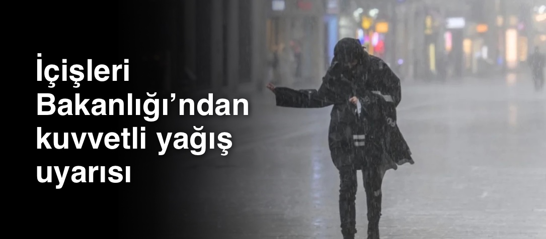 Meteoroloji'den Gökgürültülü Sağanak Yağış Uyarısı