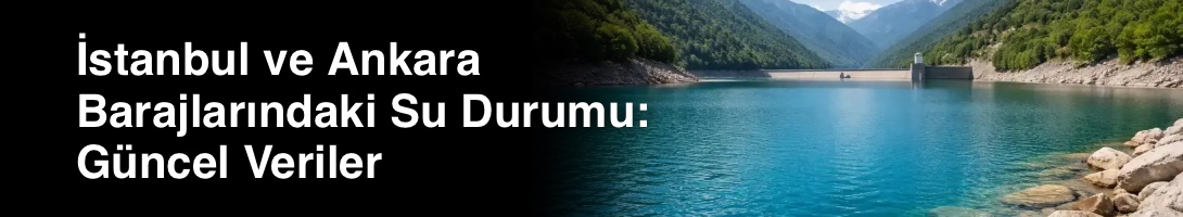 İstanbul ve Ankara Barajlarındaki Su Durumu: Güncel Veriler