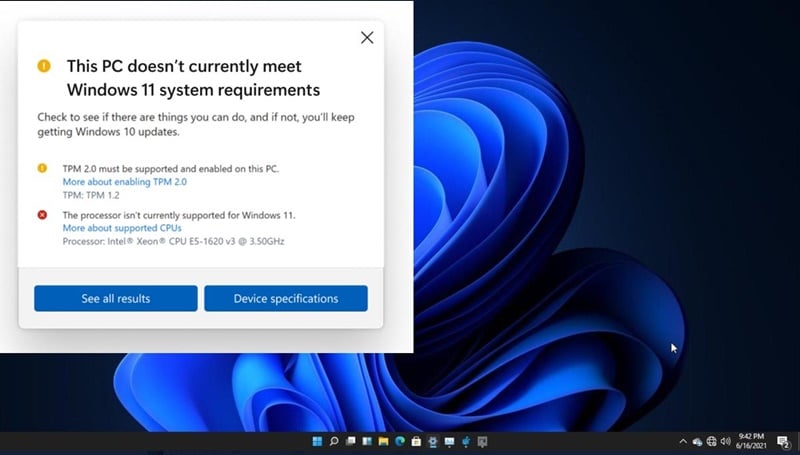 Windows 11 Minimum Sistem Gereksinimleri