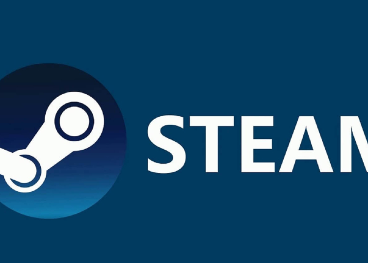 Steam Logo (Arkaplan Mavi)