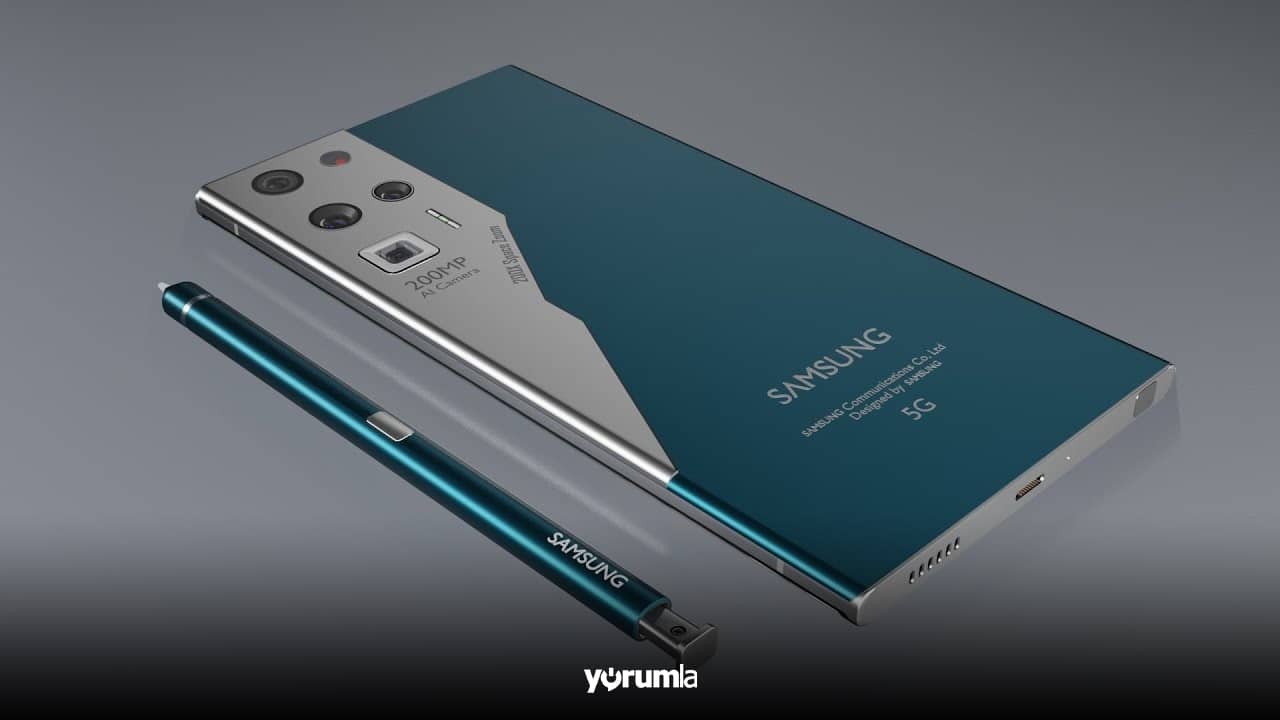 Samsung Galaxy S23 Ultra 5G Model Telefonun, Kalemiyle birlikte olan Kapak Fotoğrafı