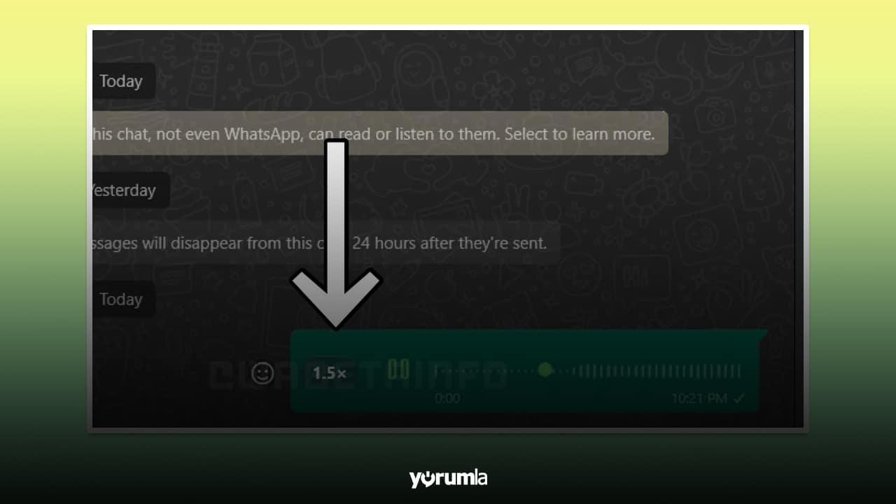 WhatsApp sesli mesaj hızlandırma özelliği masaüstü sürümüne geldi