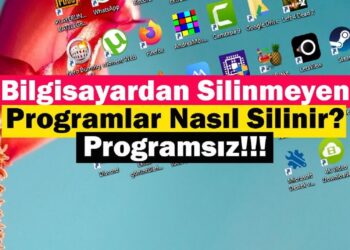 Program ekle kaldırdan silinmeyen programlar nasıl silinir?