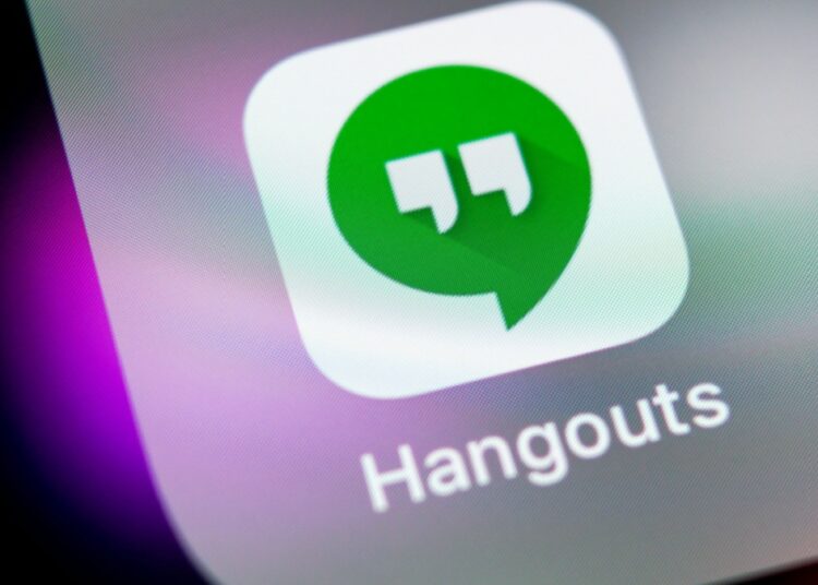 google hangouts uygulaması kaldırıldı