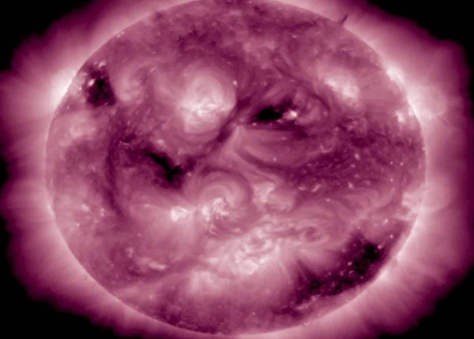 NASA Tarafından Güneş Yüzü Asık Olarak Fotoğraflandı
