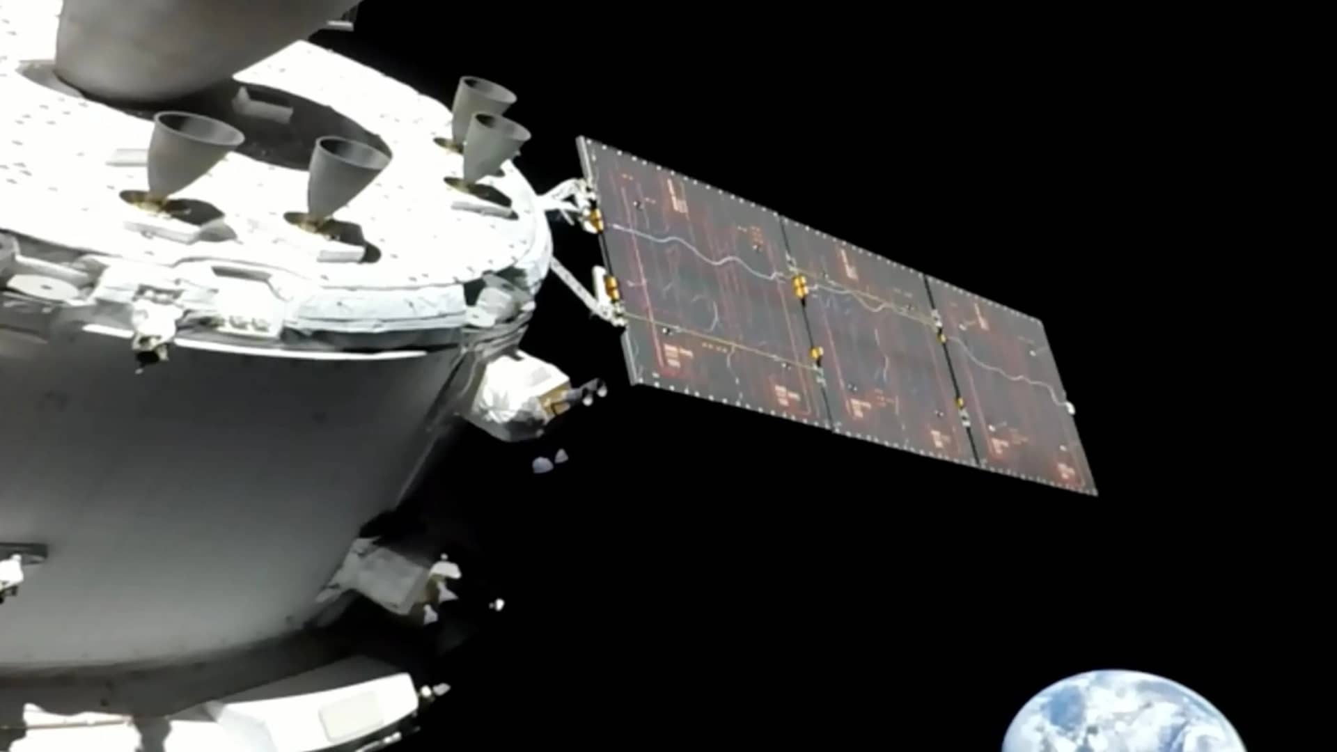 NASA Paylaştı: Orion Aracından Ürkütücü Görüntüler Geldi