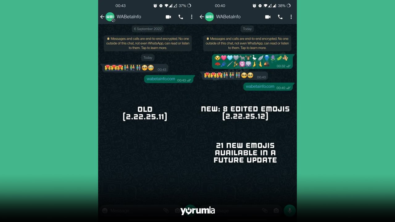 Yeni WhatsApp emojileri ortaya çıktı