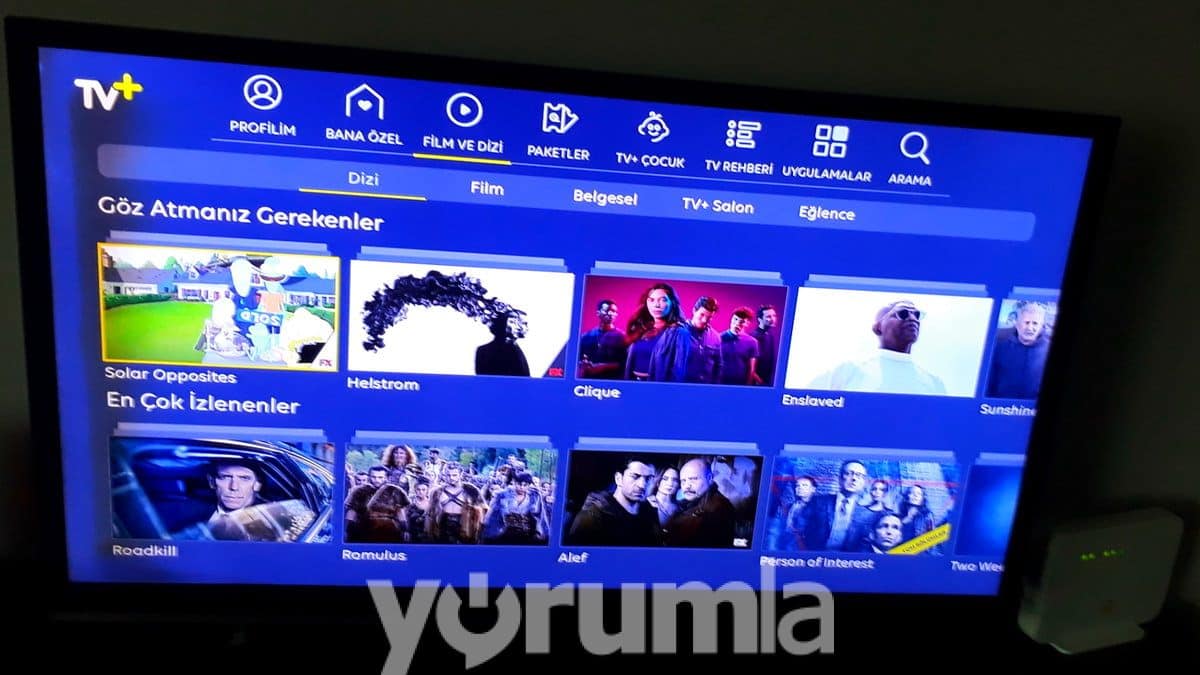 Turkcell TV+ Ekran Görüntüsü