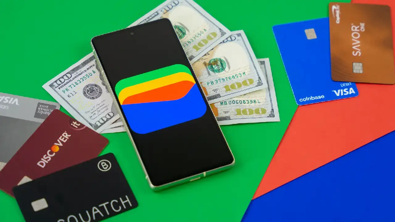 Google Wallet Logo ve Kredi Kartları