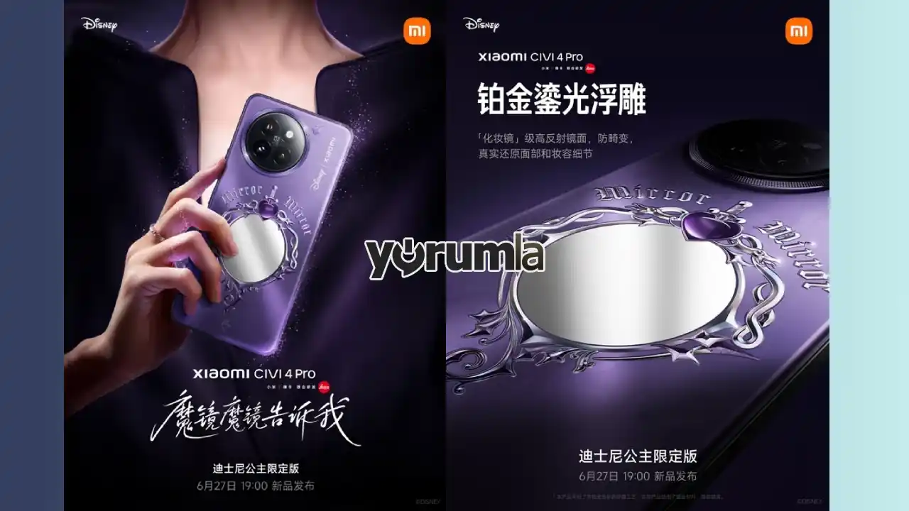 Xiaomi Civi 4 Pro Disney Princess Limited Edition Ön Siparişe Açıldı!
